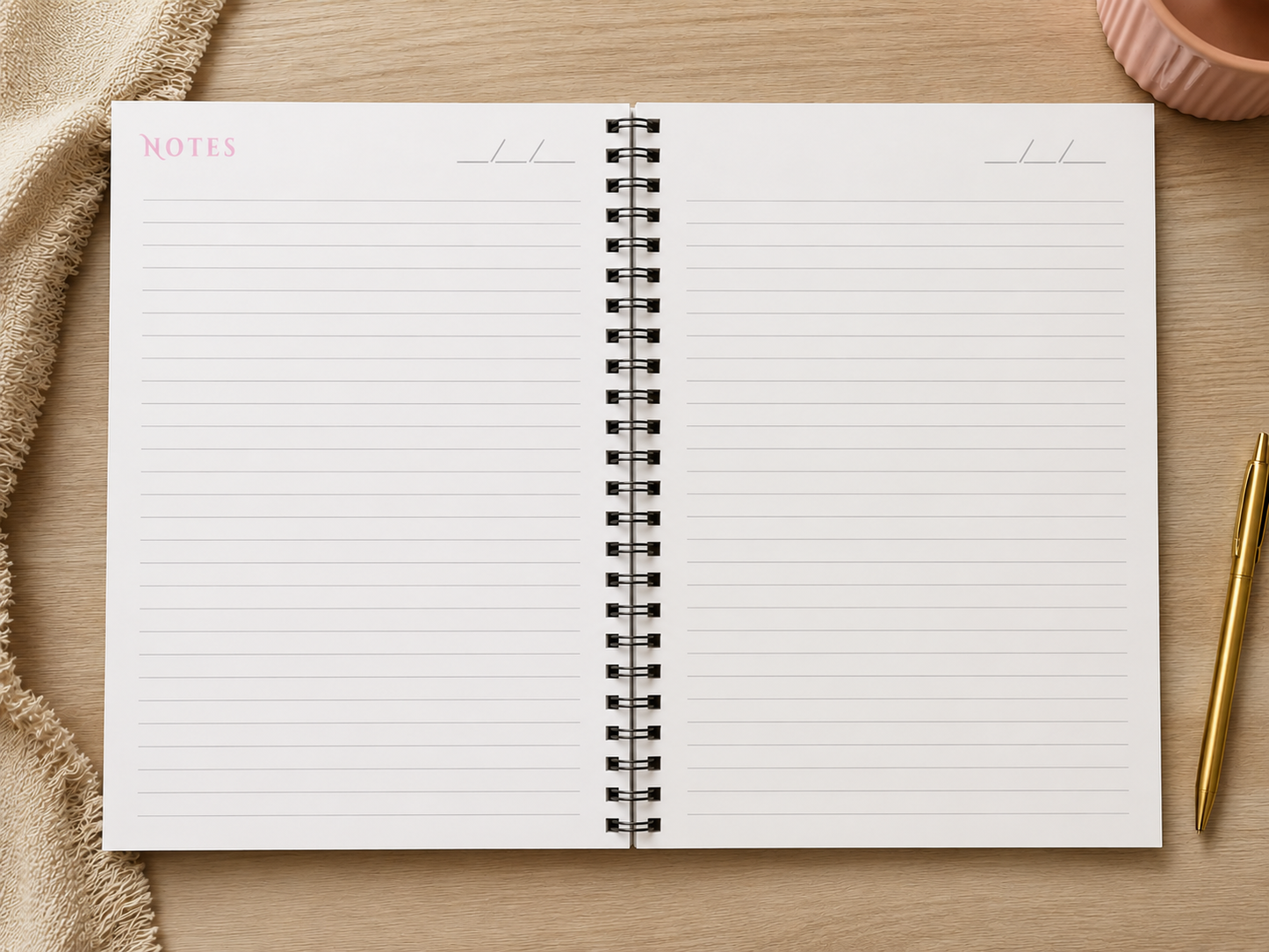 Highland Cow Spiral bound Notebook Journal 8.5x11 Size Lined Pages